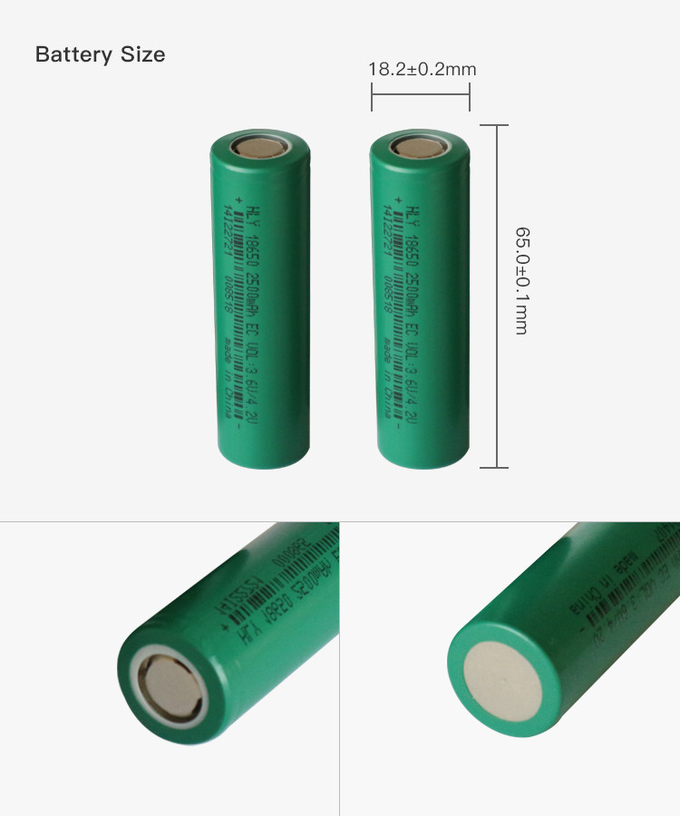 Batería RoH For Electric Skateboard 2 de la alta capacidad 2500mah 18650 de la fuente de alimentación