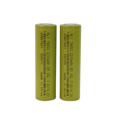 Batería solar recargable de EN62133 18650 3.6V 2200mAh para la linterna llevada