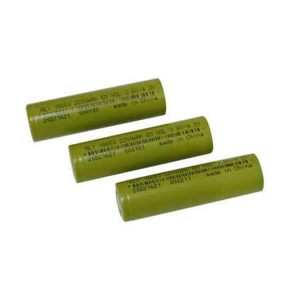 Litio recargable 2200mAh Ion Battery High Discharge Rate de la FCC 18650