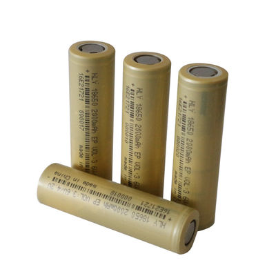 Alto litio Ion Battery 2000mAh 3.6V de Rate Capability 18650 para los vehículos eléctricos