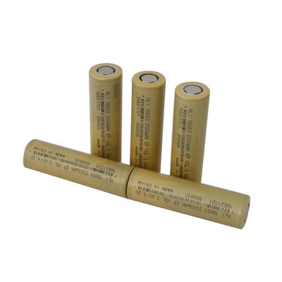 Células recargables eléctricas 2000mah de la batería de litio de la bici 3,6 V 18650