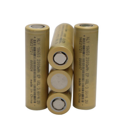 2000mah 18650 litio recargable Ion Battery Cell alta tasa de 500 veces