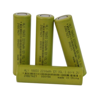 Litio recargable 2200mAh Ion Battery High Discharge Rate de la FCC 18650