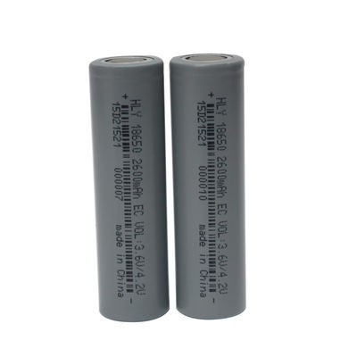 Alto litio recargable Ion Batteries de la batería 2600mAh 3.6V de la capacidad 18650 de HLY