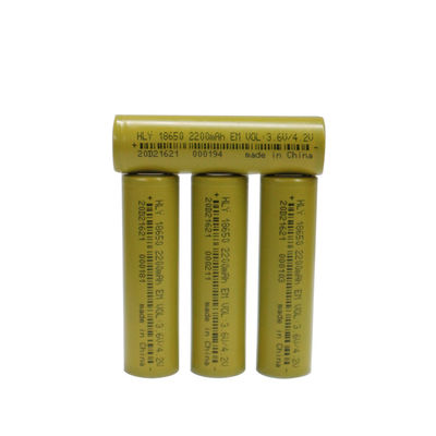 3,6 voltios 18650 2200mah Li Ion Battery High Capacity recargable estupendo