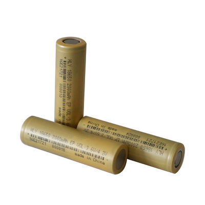 Litio recargable cilíndrico Ion Battery High Energy Density 3.6V 2000mAh del kc 18650