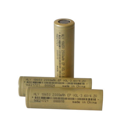 500 pilas de batería recargables 2000mah 18650 del poder más elevado de las épocas para los productos electrónicos de consumo