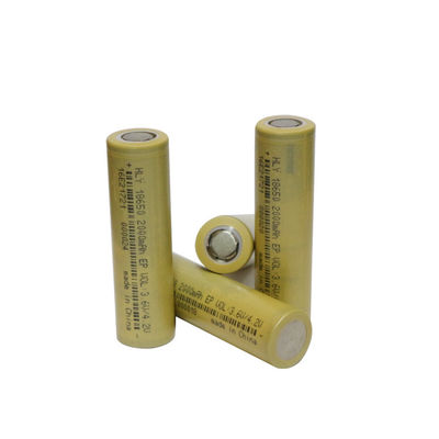 Alta seguridad 3,6 batería recargable 2000mah 18650 de voltio para la vespa eléctrica