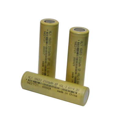 BIS recargable del CE de la batería kc de Li Ion 2000mah 18650 del almacenamiento de energía