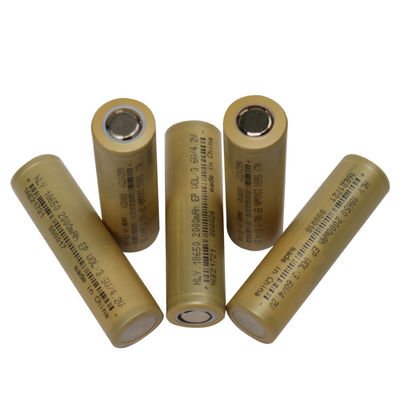 FCC cilíndrica de la batería recargable de la batería 3,6 v 2000mah de la ión de litio 18650