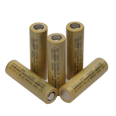 FCC cilíndrica de la batería recargable de la batería 3,6 v 2000mah de la ión de litio 18650