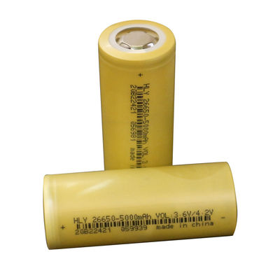 Litio Li Ion Battery Cell recargable 5000mAh 26650 3.6v del polímero