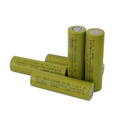 MSDS 3.6V 2200 Mah Lithium Battery 18650 células recargables para las bicis de la balanza