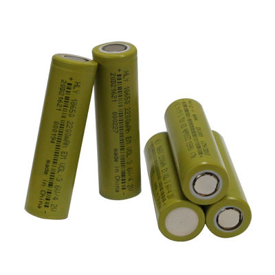 Batería del poder más elevado 2200mah 18650 litio Ion Battery de 3,6 voltios 500 ciclos