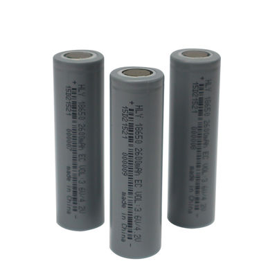 BIS recargable de la batería 3.6V de Ion Battery Cell 2600mah 18650 del litio de HLY