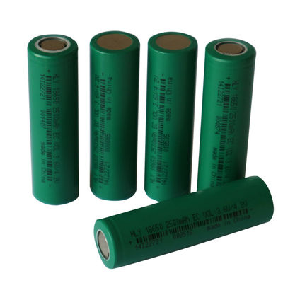 HLY Li Ion 3,6 V 2500mah 18650 baterías recargables para los vehículos eléctricos