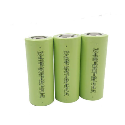 3.6V batería 5000mah de la alta tasa NMC Li Ion 26650 para los aparatos electrodomésticos