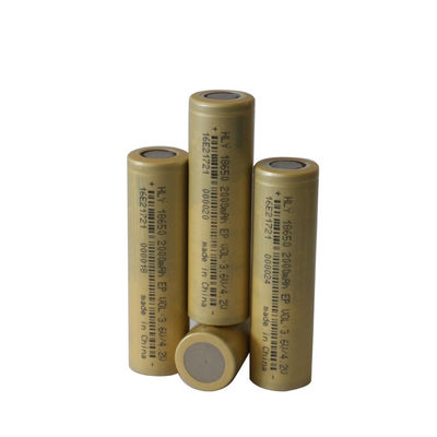Litio brillante cilíndrico Ion Battery Cells de la linterna del poder móvil 18650 2000mAh