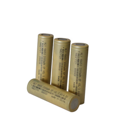 Litio brillante cilíndrico Ion Battery Cells de la linterna del poder móvil 18650 2000mAh