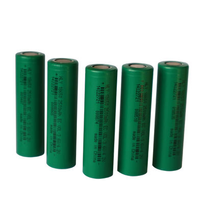 3.6V 2500mah Li Ion células cilíndricas de 18650 baterías vida de ciclo larga de 500 veces