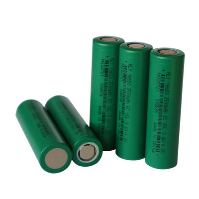 Baterías al aire libre Li Ion Pack 3.6V 2500mah de la tarifa 18650 de la descarga del almacenamiento de energía altas