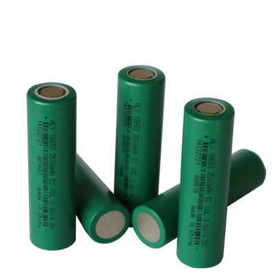 Baterías al aire libre Li Ion Pack 3.6V 2500mah de la tarifa 18650 de la descarga del almacenamiento de energía altas