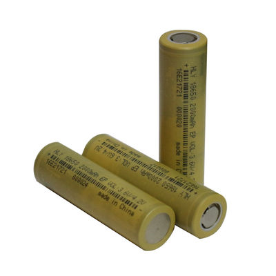 18650 pilas de batería solares recargables de 3,6 voltios 2000mAh para la electrónica casera/Ebike