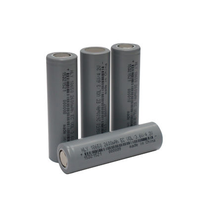 Batería cilíndrica de Li Ion 2600mah 18650 del poder más elevado recargable