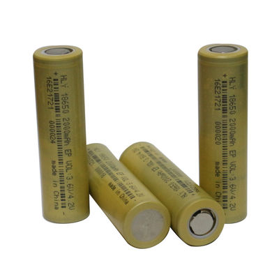 Alto litio Ion Battery 2000mAh 3.6V de Rate Capability 18650 para los vehículos eléctricos