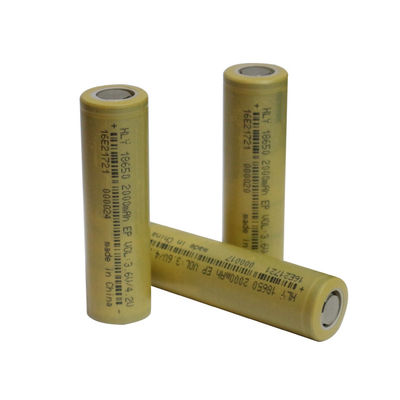 Alto litio Ion Battery 2000mAh 3.6V de Rate Capability 18650 para los vehículos eléctricos
