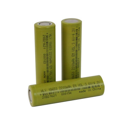Batería solar recargable de EN62133 18650 3.6V 2200mAh para la linterna llevada