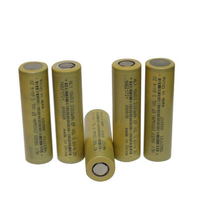 Alto litio Ion Battery 2000mAh 3.6V de Rate Capability 18650 para los vehículos eléctricos